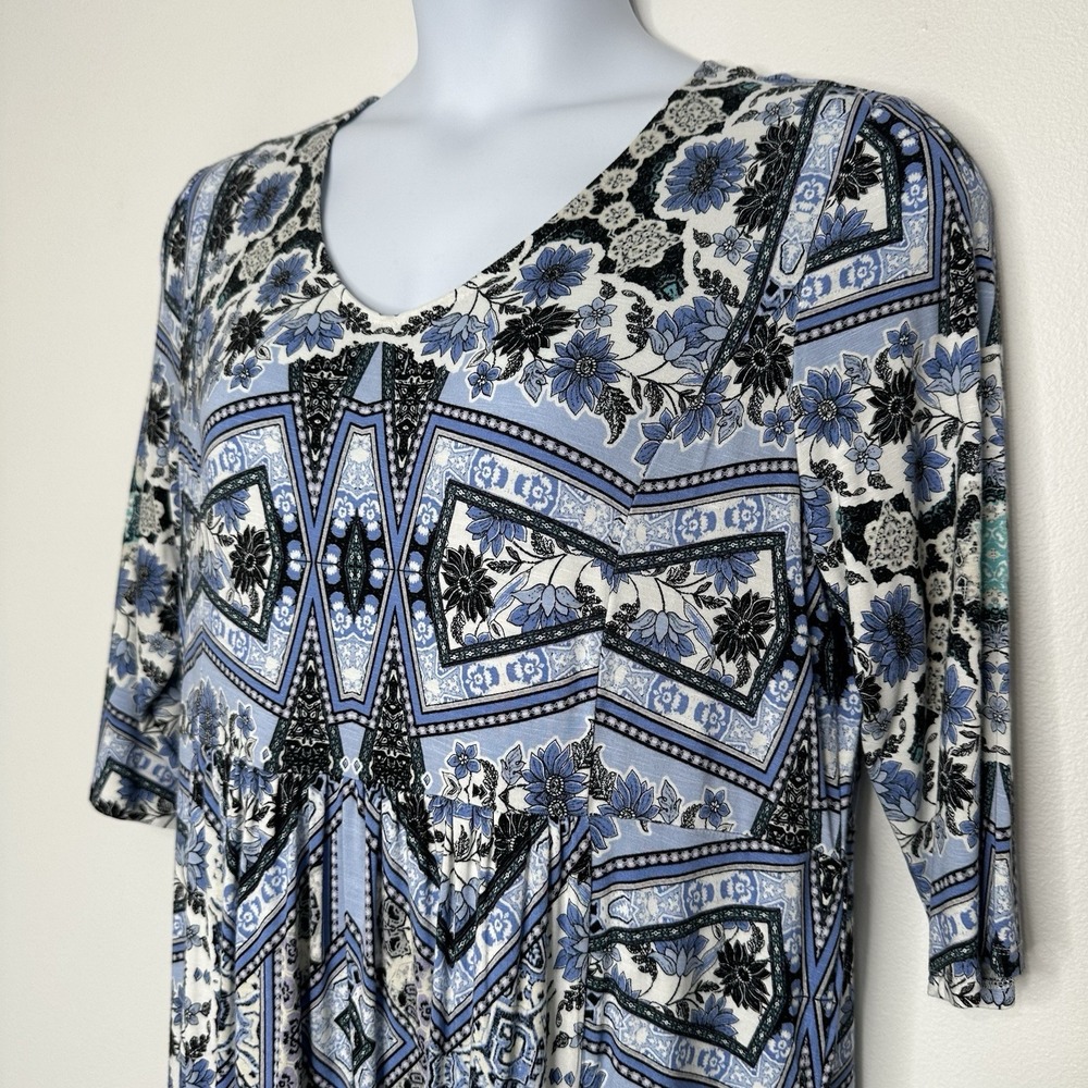 J Jill‎ Floral Dress Size Large - Picture 5 of 13